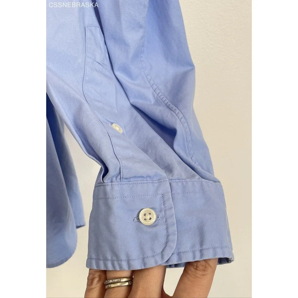 Polo Ralph‎ Lauren Blue long-sleeve button-down shirt. - Size XXL